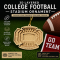 College Football Stadium 3D Ornament
