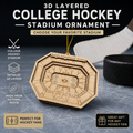 College Hockey Stadium 3D Ornament