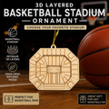 Professional Basketball Stadium 3D Ornament