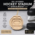 Professional Hockey Stadium 3D Ornament